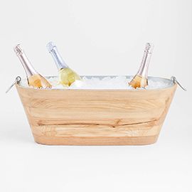 Carson Ash Wood Beverage Tub