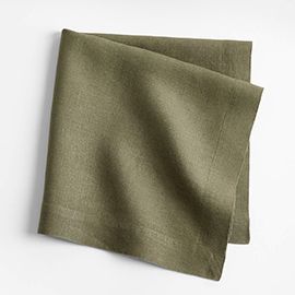 Marin Green Linen Napkin