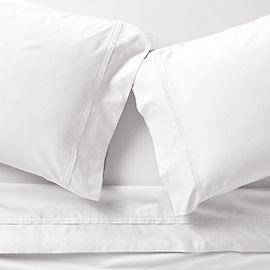 Organic White Percale Sheet Sets