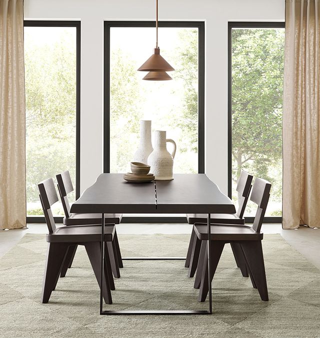 yukon black dining table