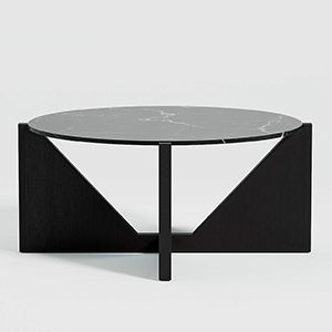 Miro Black Marble Coffee Table