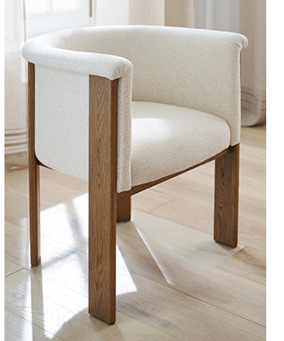 Axel Curved Back Dining Chair