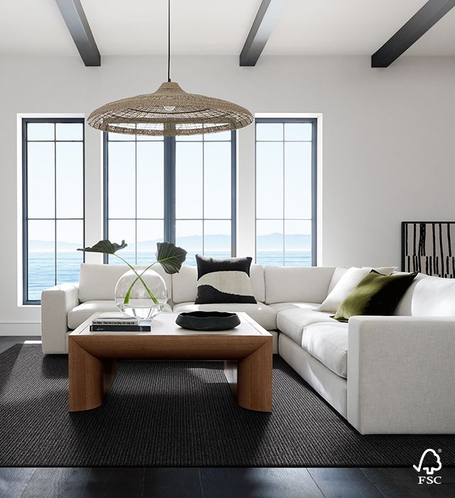 oceanside 3-piece sectional sofa