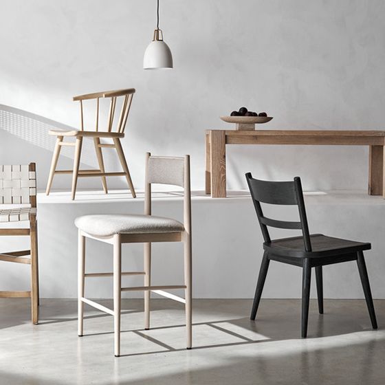 pull up a seat: dining chairs starting at $199