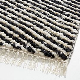 Basel Wool Black Rug