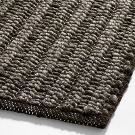 Prato Wool Black Rug