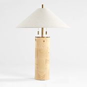 Tierra End Grain Wood Table Lamp