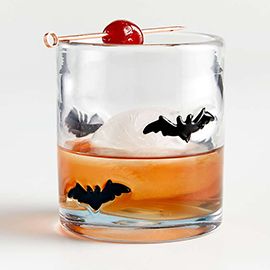 Bats Double Old-Fashioned Glass