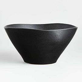 Marin Matte Black Serving Bowl