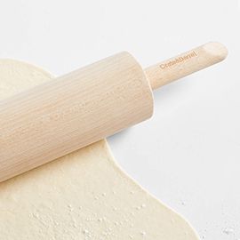 Crate & Barrel Straight Rolling Pin with Handles