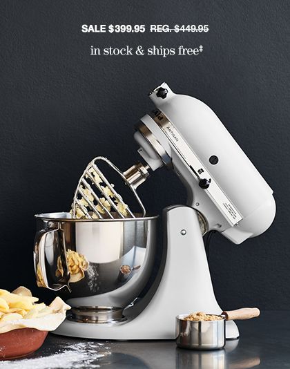 up to $100 off seelct kitchenaid stand mixers