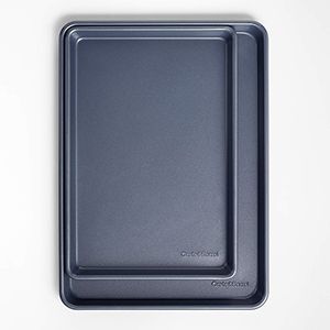 Crate & Barrel Slate Blue Baking Sheets, Set of 2