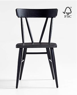 Juni Black Ash Dining Chair