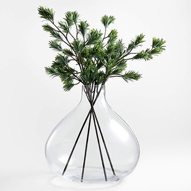 Oversized glass vase