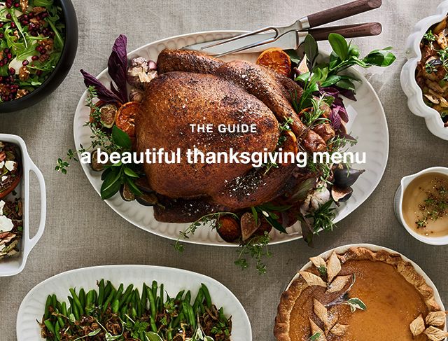 the guide - a beautiful thanksgiving menu