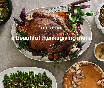 the guide - a beautiful thanksgiving menu