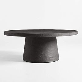 Willy Pedestal Coffee Table by Leanne Ford