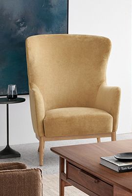 Alva Wingback Accent Chair