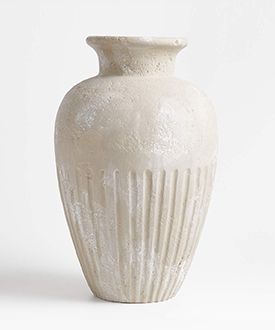 Brooklyn Cannelée Terracotta Vase