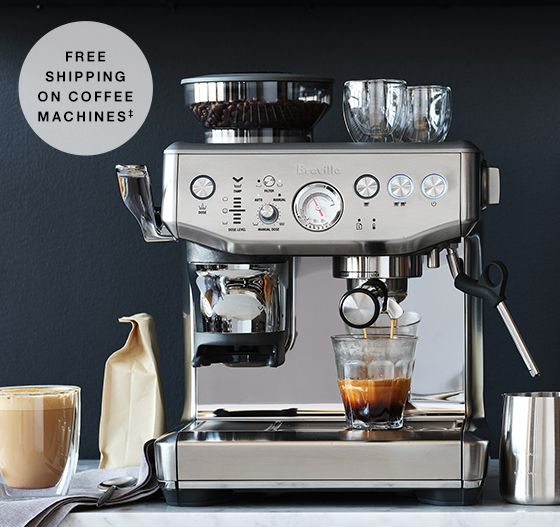 free shipping on coffee machines