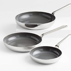 Crate & Barrel EvenCook Core® Ceramic Fry Pans