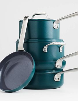 Crate & Barrel EvenCook Ceramic Cookware Set