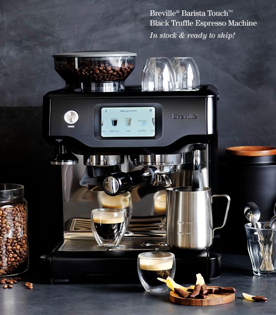 Breville barista touch black truffle espresso machine