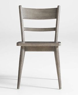 Arno Warm Grey Wood Side Chair