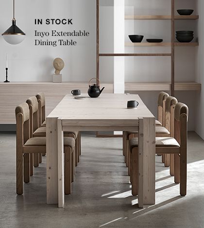 in-stock dining tables & chairs