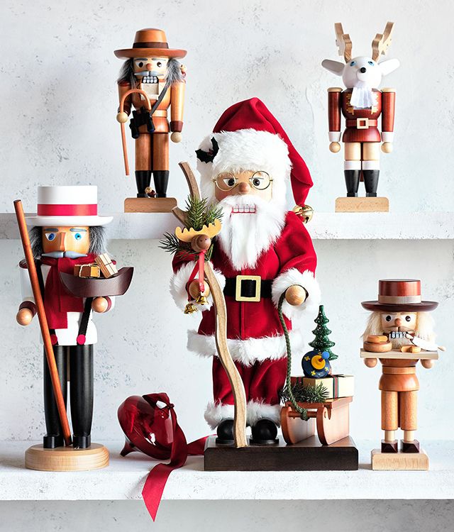 keep your traditions going with new & classic nutcrackers, villages & more