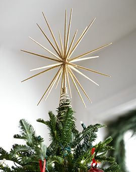 Gold 3D Star Tree Topper