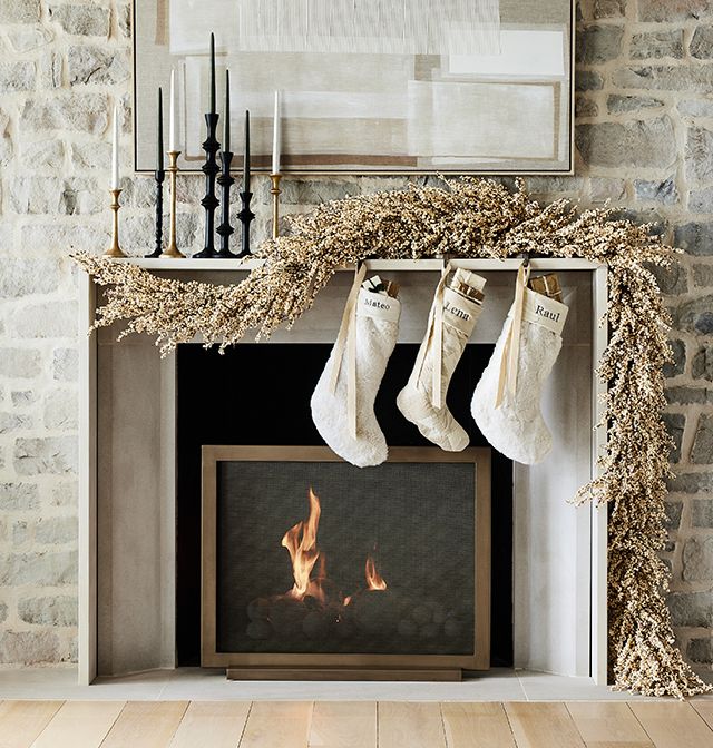 a showstopping mantel