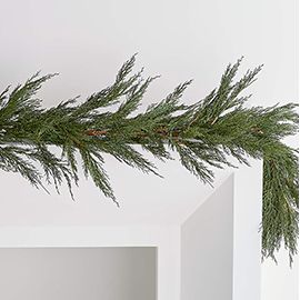 Faux Cypress Garland