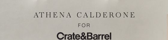 athena calderone for crate & barrel