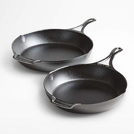 $40 off open stock value Lodge Blacklock skillets, set of 2