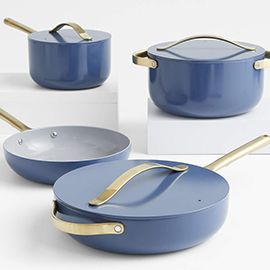 Caraway Home Sapphire Blue Cookware Set