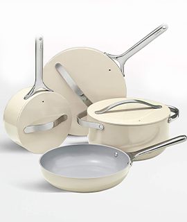 10% off select Caraway cookware, bakeware, and kettles
