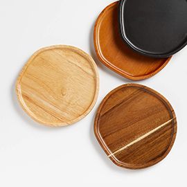 Byhring Wood Appetizer Plates