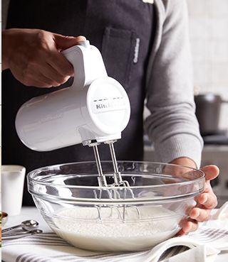 KitchenAid ® White Cordless Hand Mixer