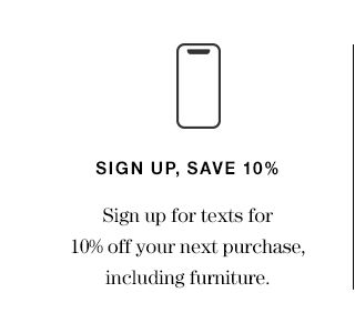 Sign up, save 10%