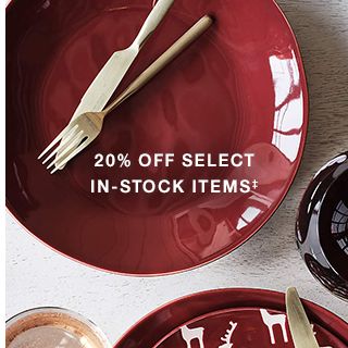 20% off select in-stock items