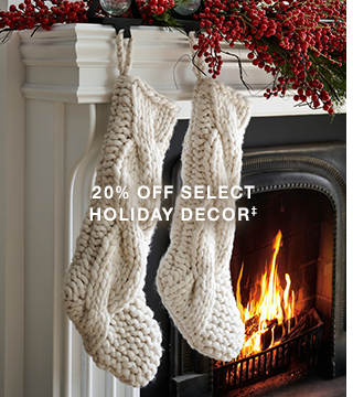 20% off select holiday decor