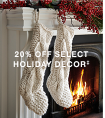 20% off select holiday decor