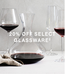 20% off select glassware