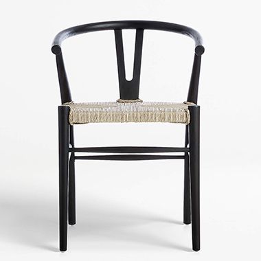 Crescent Black Dining Chair
