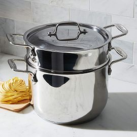 All-Clad® Stainless Steel 6-Qt. Pasta Pot with Lid