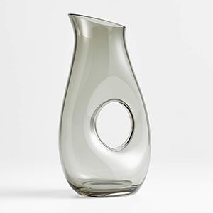 Ona Large Smoked Glass Pitcher