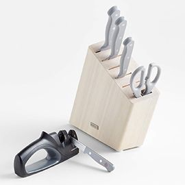 Wüsthof® Gourmet Grey 7-Piece Knife Block Set