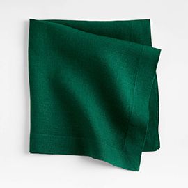 Marin Green Linen Napkins