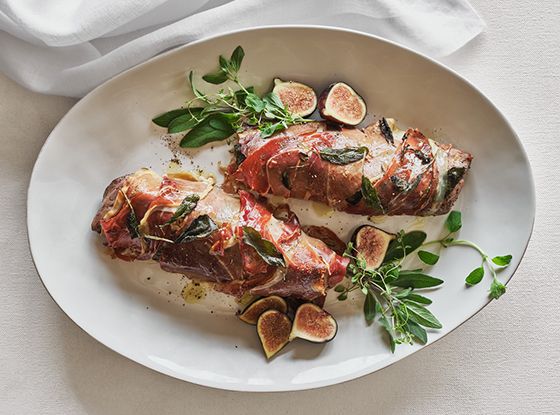 prosciutto and sage pork tenderloin